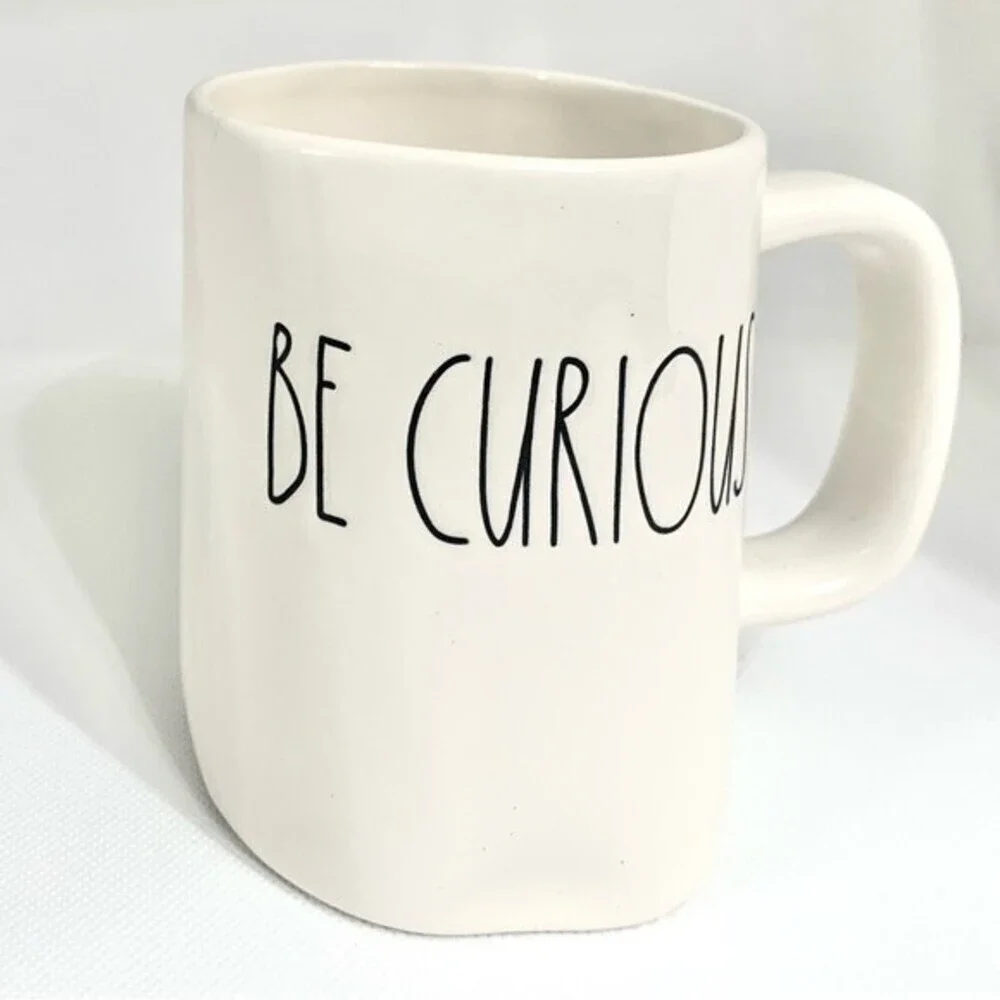 Rae Dunn‎ Be Curious Ceramic Coffee Mug